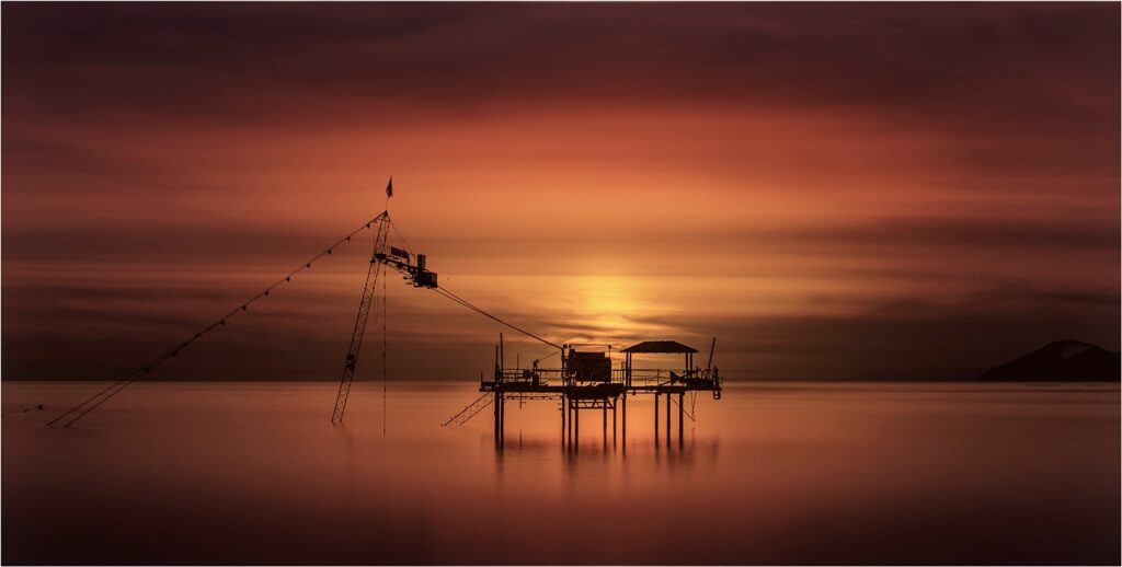 Benidorm sunset by Andre Van de Sande