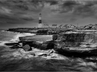 Stormy Portland Bill by Andre Van de Sande