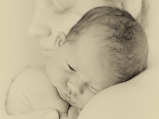 Tenderness of a mother Necia Rogers