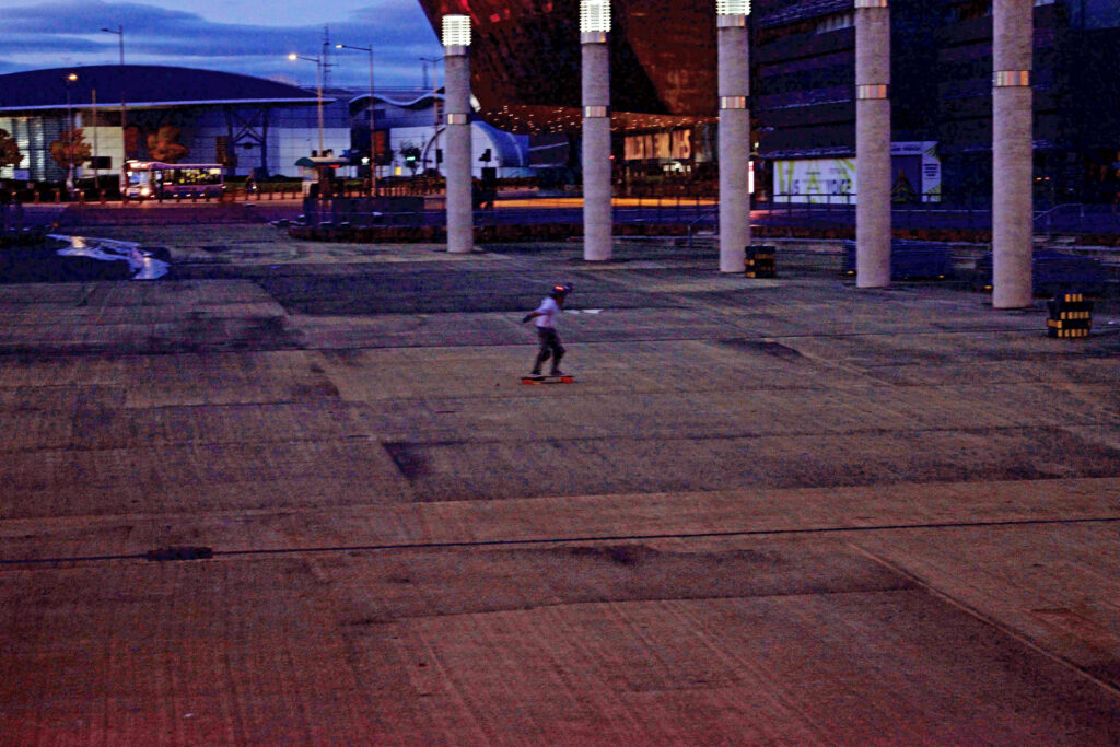 Moonlight surfer by Dave Brown