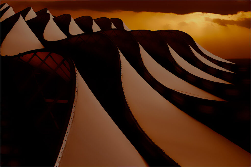 Architectural waves by Trevor Waller