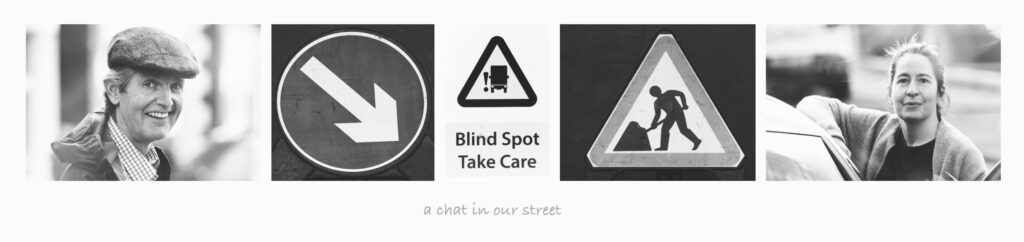 A chat in our street by Trevor Waller