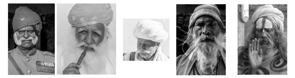 Indian men by Paul Morris