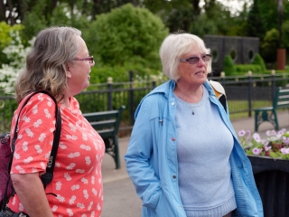 The picnic that wasn't (June 2021) - Sue & Anne by Jeff Howe