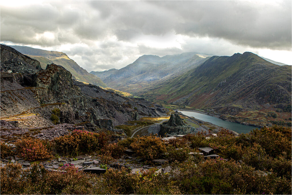Dinorwic quarry by Jenny Hibbert (2nd place in the 2021 My Wales competition)