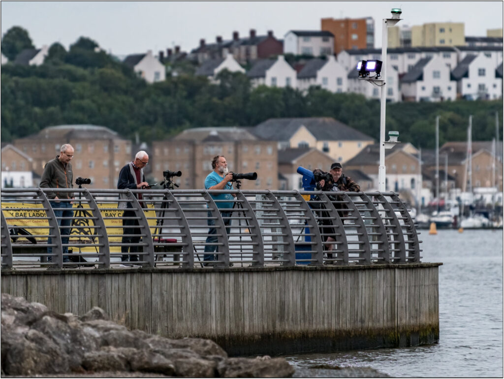 Cardiff Bay Barrage (Sept 2021) - Niall, Steve, Dave & Andre by Chris Chinnick