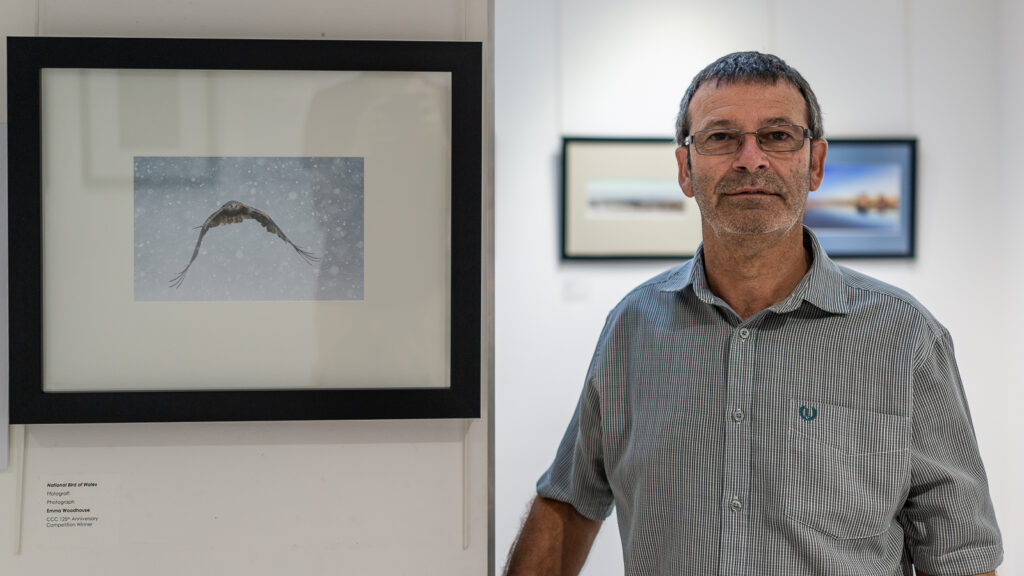 Exhibition opening (Sept 2021) - President presents the My Wales competition winner by Niall