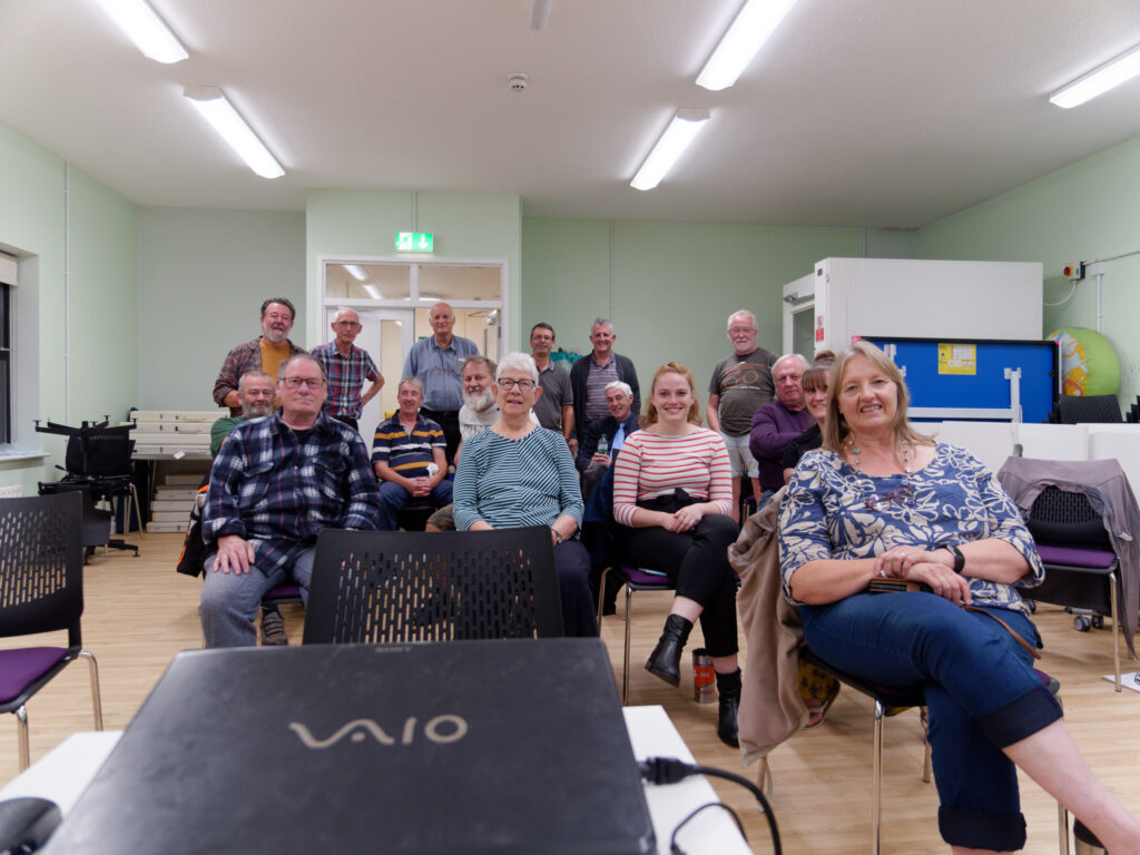 Photograph of the year 2021 (Sept 21) - Members in the club room by Jeff Howe