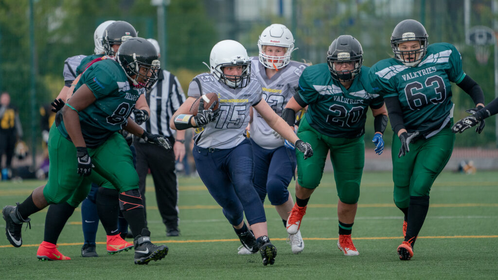 American Football (Oct 2021) - Cardiff Valkyries vs Portsmouth Dreadnoughts (11 of 12) by Niall