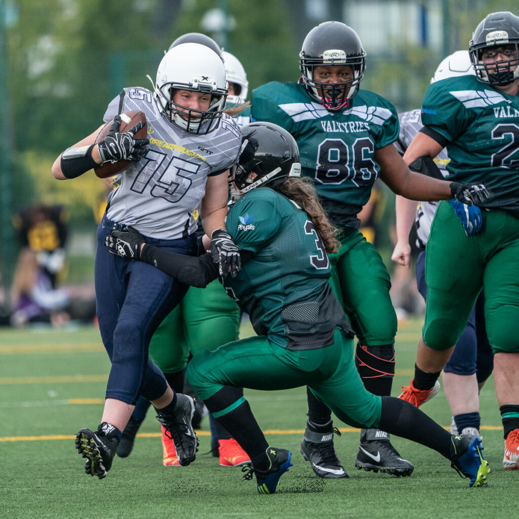 American Football (Oct 2021) - Cardiff Valkyries vs Portsmouth Dreadnoughts (12 of 12) by Niall