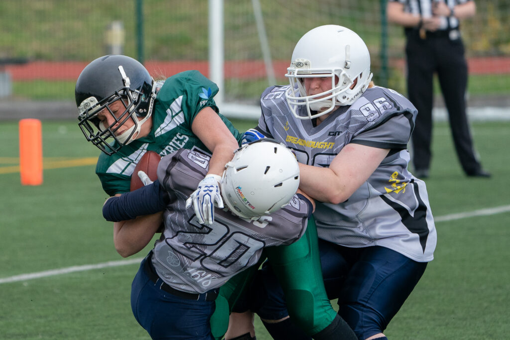 American Football (Oct 2021) - Cardiff Valkyries vs Portsmouth Dreadnoughts (5 of 12) by Niall