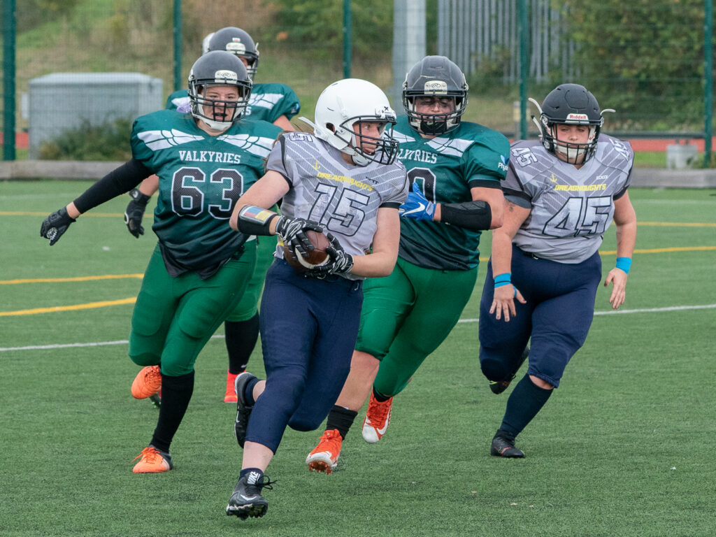 American Football (Oct 2021) - Cardiff Valkyries vs Portsmouth Dreadnoughts (9 of 12) by Niall