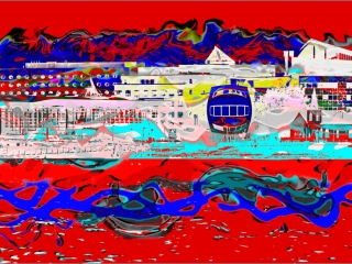Bae abstract by Trevor Waller