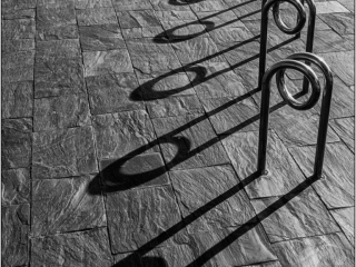 Bike Stands by Dave Russell