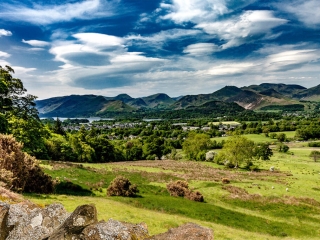 Keswick Village at Lake District by Jiping Bai