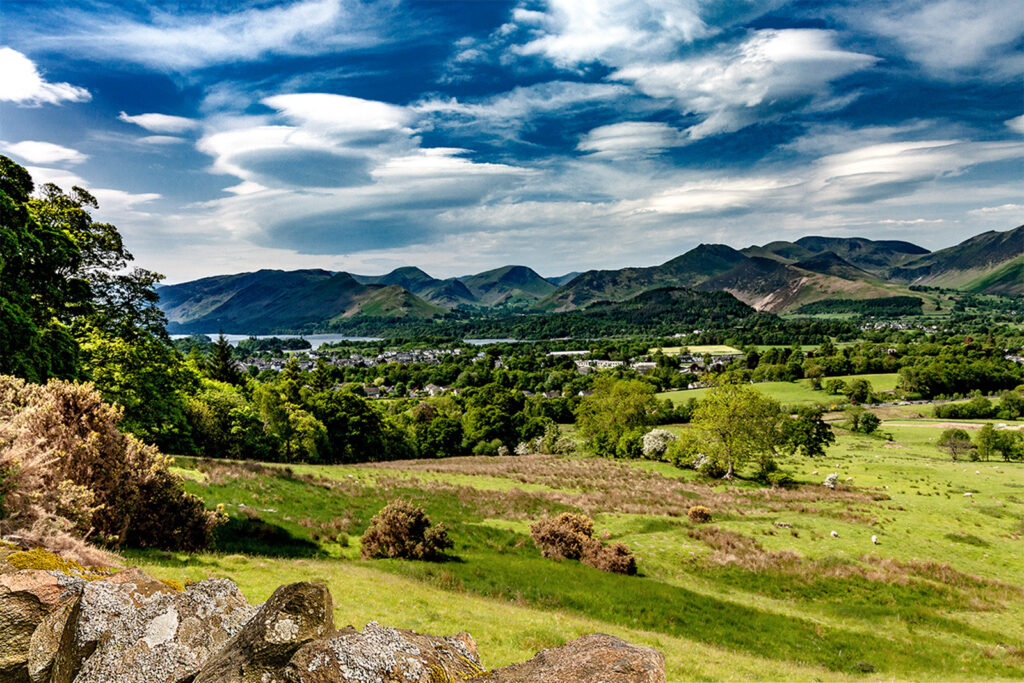 Keswick Village at Lake District by Jiping Bai