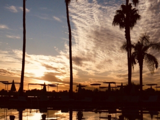 Nile sunset at Luxor by Gwynn Jones
