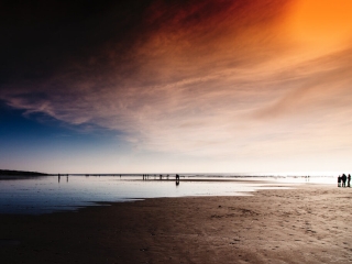 Ogmore-by-Sea Beach by Jiping Bai