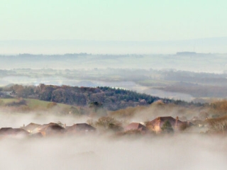 Pentyrch in the Mist by Richard Payton