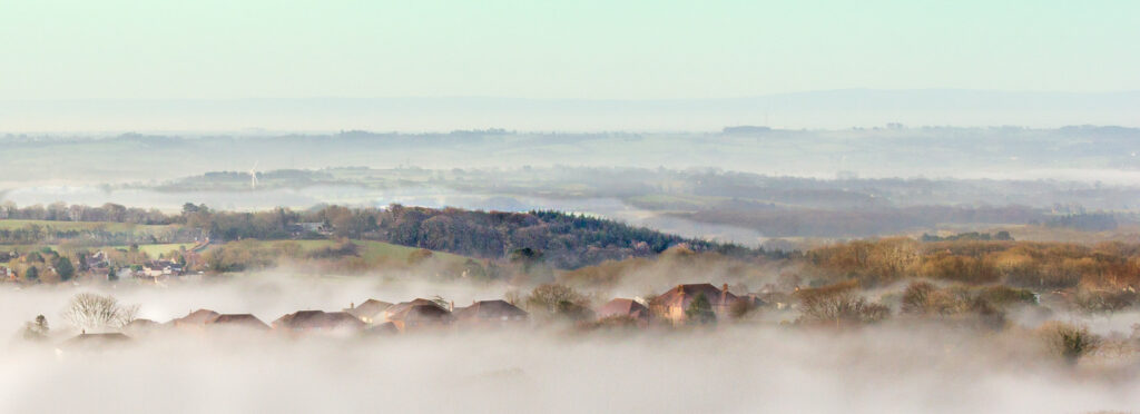 Pentyrch in the Mist by Richard Payton