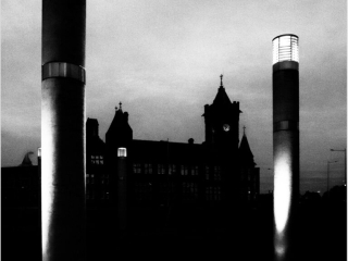 Pierhead Building Silhouette by Stephen Willcocks