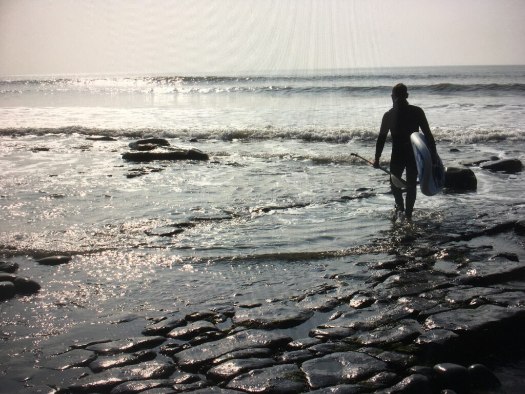 Surf is up at Ogmore by Gwynn Jones