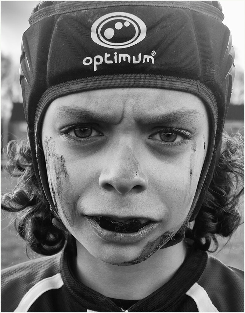 The rugby player by Cara Sutton