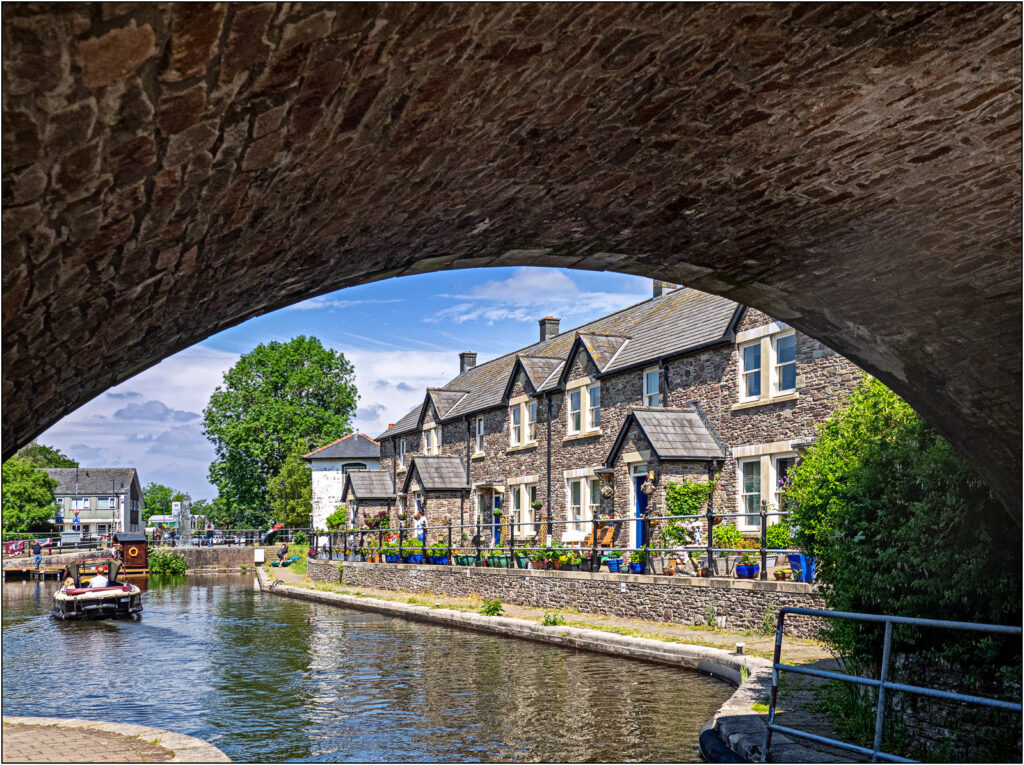 Canal Basin Brecon by Dave Russell