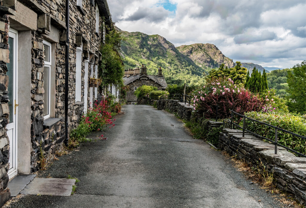Coniston Cottages by Chris Chinnick