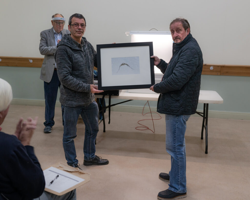 My Wales 2021 - Presentation of 1st place print Red Kite, National Bird of Wales by Emma Woodhouse