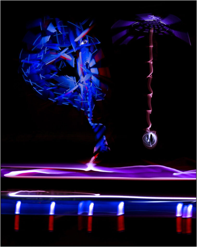 Children toys in the dark (1 of 3) by Trevor Waller