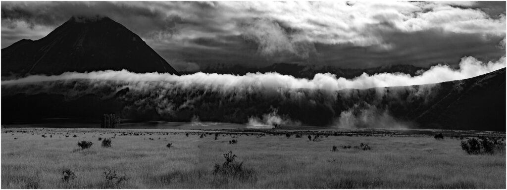 Storm Front Castle Rock New Zealand by Dave Lawrence