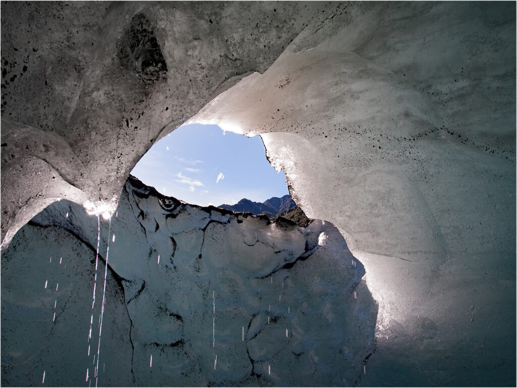 Ice Cave New Zealand by Dave Lawrence