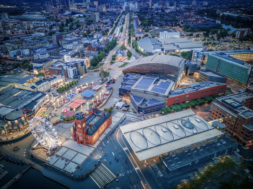 Cardiff Bay Carousel by Richard Payton