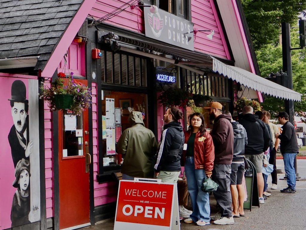 Has the queue gone down yet? by Sharon Stevenson