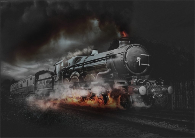 Fire beast by Trevor Waller