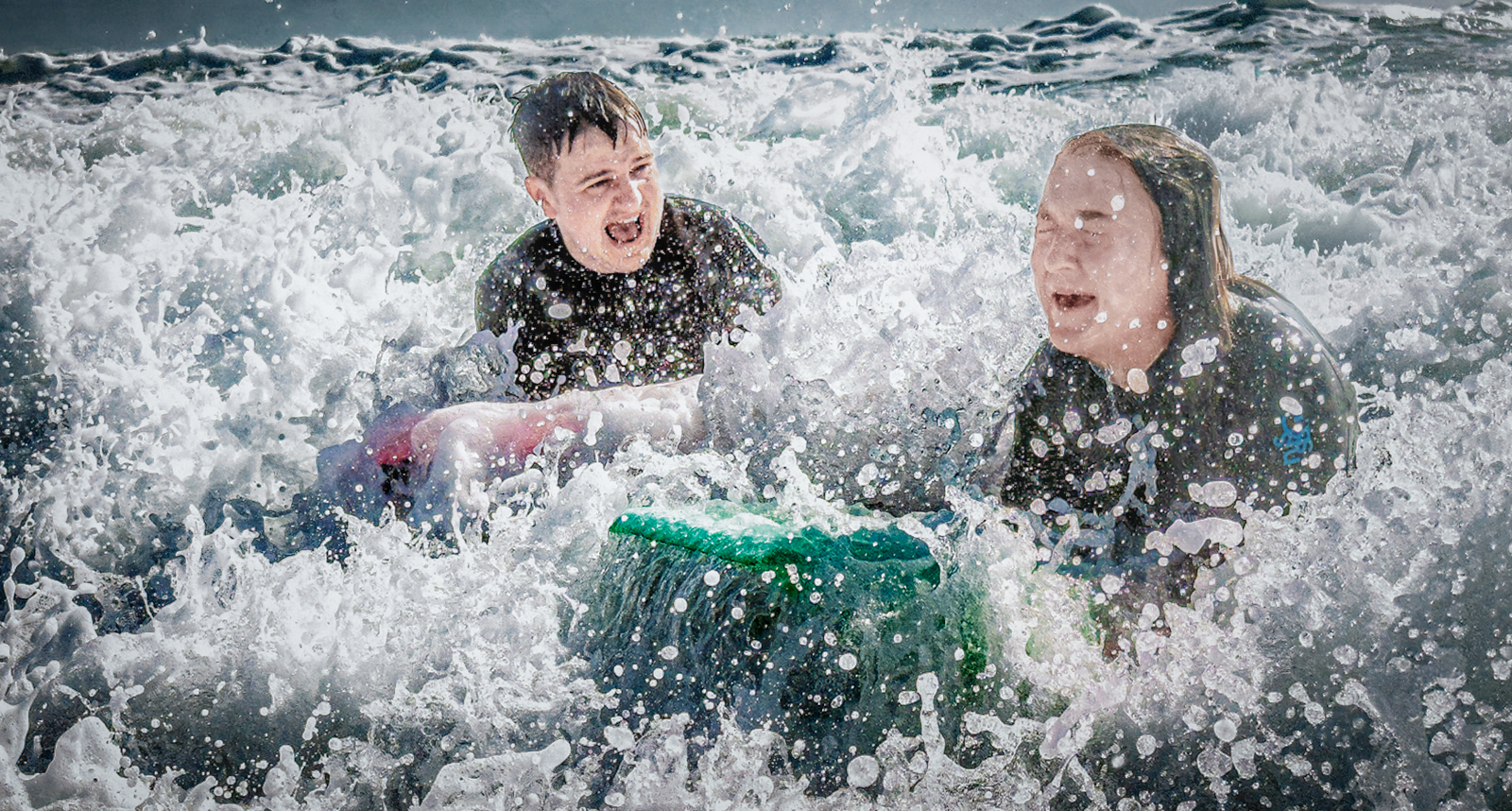 _Bodyboarding after Storm Erin._Richard Payton